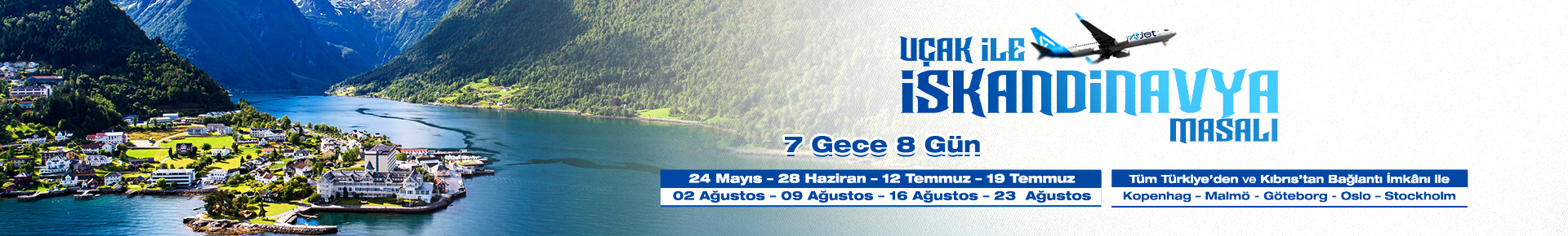 Uçaklı Kuzey Avrupa, İskandinavya Ve Baltık Turları