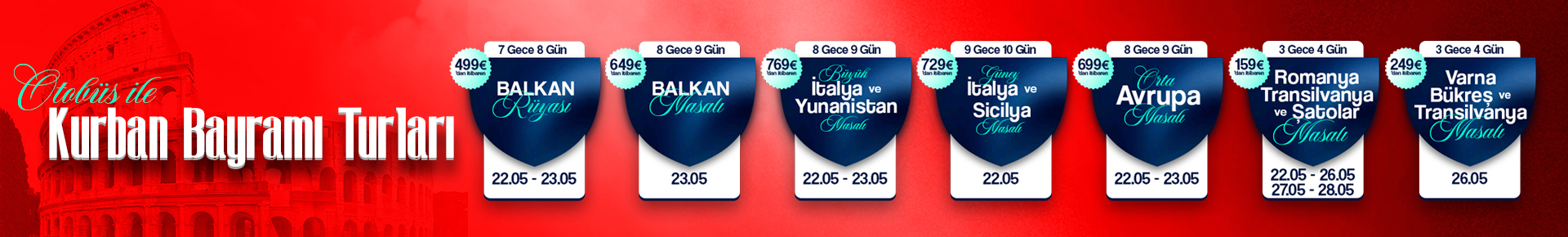Otobüs İle Kurban Bayramı Turları